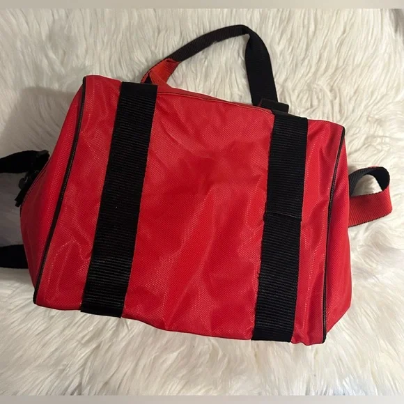 Retired MARLBORO Insulated Soft Lunchbox Red Lunch Bag 6 Pack Cooler 1990s - Picture 11 of 11